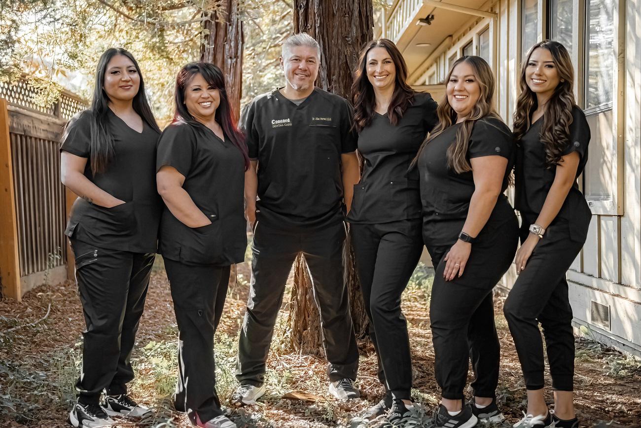 dentist and hygiene team at Concord Dental Care